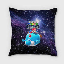 Подушка квадратная Super Mario Galaxy - Nintendo, цвет: 3D-принт