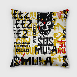 Подушка квадратная ZillaKami x SosMula City Morgue - SosMula Poster, цвет: 3D-принт