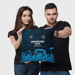 Подушка квадратная Leicester City legendary форма фанатов, цвет: 3D-принт — фото 2