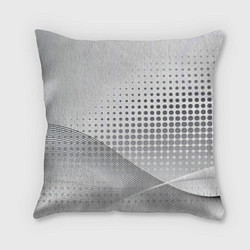 Подушка квадратная Стальной градиент, цвет: 3D-принт