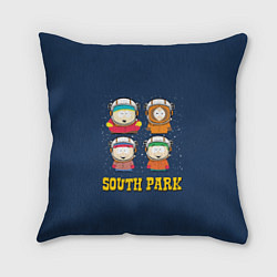 Подушка квадратная South park космонавты