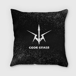 Подушка квадратная Code Geass с потертостями на темном фоне, цвет: 3D-принт