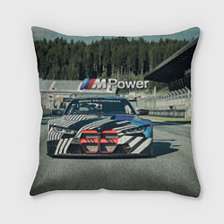 Подушка квадратная BMW M Power - Motorsport - Racing team, цвет: 3D-принт