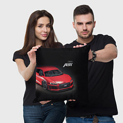 Подушка квадратная Audi quattro ABT autotuning, цвет: 3D-принт — фото 2
