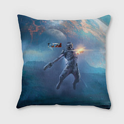 Подушка квадратная Mass Effect Andromeda - Character, цвет: 3D-принт