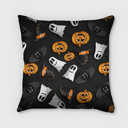 Подушка квадратная Halloween 31 окт, цвет: 3D-принт