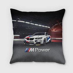 Подушка квадратная BMW M 240 i Racing - Motorsport - M Power, цвет: 3D-принт