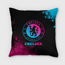 Подушка квадратная Chelsea - neon gradient