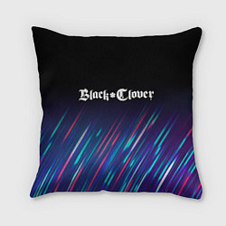 Подушка квадратная Black Clover stream, цвет: 3D-принт