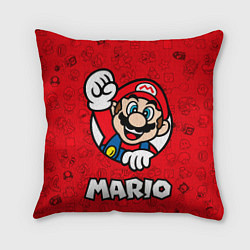 Подушка квадратная Луиджи и Марио