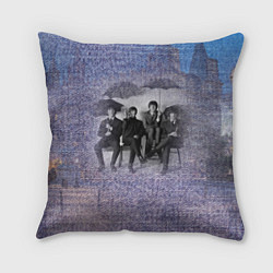 Подушка квадратная The Beatles - Liverpool - England, цвет: 3D-принт