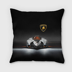 Подушка квадратная Lamborghini Egoista - Italy, цвет: 3D-принт