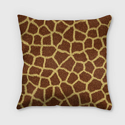 Подушка квадратная Текстура жирафа