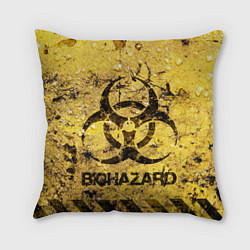Подушка квадратная Danger biohazard