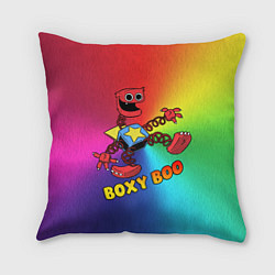 Подушка квадратная Project Playtime: Boxy Boo, цвет: 3D-принт