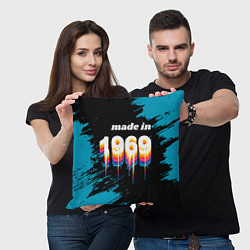 Подушка квадратная Made in 1969: liquid art, цвет: 3D-принт — фото 2