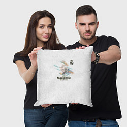 Подушка квадратная Karim Benzema - Real Madrid, цвет: 3D-принт — фото 2