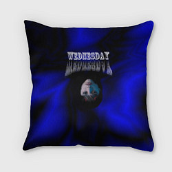 Подушка квадратная Wednesday-чертик, цвет: 3D-принт