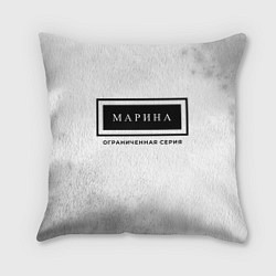 Подушка квадратная Марина: ограниченная серия, цвет: 3D-принт