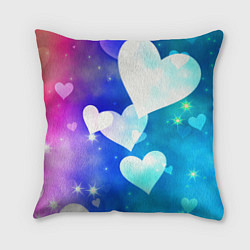 Подушка квадратная Dreamy Hearts Multicolor