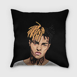 Подушка квадратная XXXTentacion art, цвет: 3D-принт