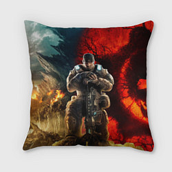 Подушка квадратная Gears of War Маркус Феникс