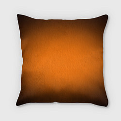 Подушка квадратная Кислотный оранжевый с градиентом