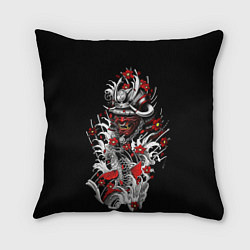 Подушка квадратная Irezumi самурай