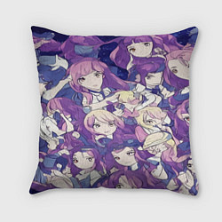 Подушка квадратная Японские девушки в стиле анимэ, цвет: 3D-принт