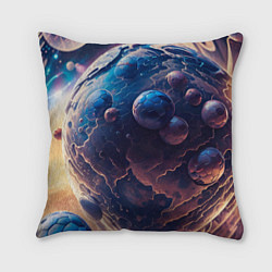 Подушка квадратная Фантастический футбол, цвет: 3D-принт