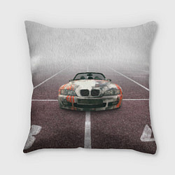 Подушка квадратная Родстер BMW Z4, цвет: 3D-принт