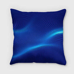 Подушка квадратная Blue dots, цвет: 3D-принт