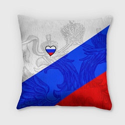 Подушка квадратная Сердечко - Россия