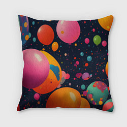 Подушка квадратная Море шаров, цвет: 3D-принт