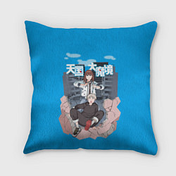 Подушка квадратная Кируко и Мару - Великая небесная стена, цвет: 3D-принт