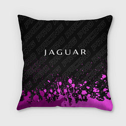 Подушка квадратная Jaguar pro racing: символ сверху