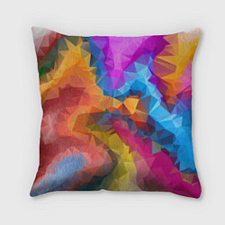 Подушка квадратная Super colors, цвет: 3D-принт