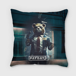 Подушка квадратная Payday 3 bear