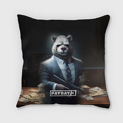 Подушка квадратная Payday3 bear