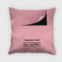 Подушка квадратная Логотип Blackpink альбома Square One