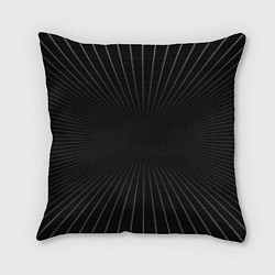 Подушка квадратная Сетка пространства чёрный фон, цвет: 3D-принт