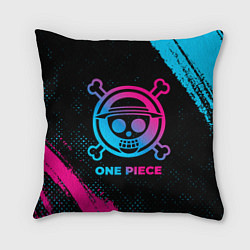 Подушка квадратная One Piece - neon gradient, цвет: 3D-принт
