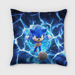 Подушка квадратная Sonic electric waves