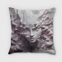 Подушка квадратная Скульптура с шипами, цвет: 3D-принт