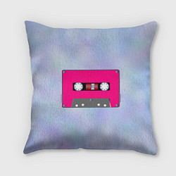 Подушка квадратная Магнитофонная кассета, цвет: 3D-принт