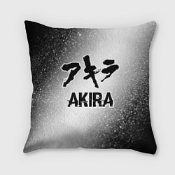 Подушка квадратная Akira glitch на светлом фоне