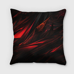 Подушка квадратная Black red background, цвет: 3D-принт