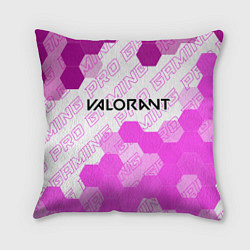 Подушка квадратная Valorant pro gaming: символ сверху