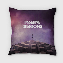 Подушка квадратная Imagine Dragons обложка альбома Night Visions