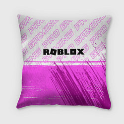 Подушка квадратная Roblox pro gaming: символ сверху